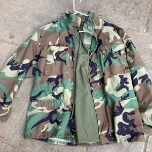 Large US Army Woodland Camouflage Jacket